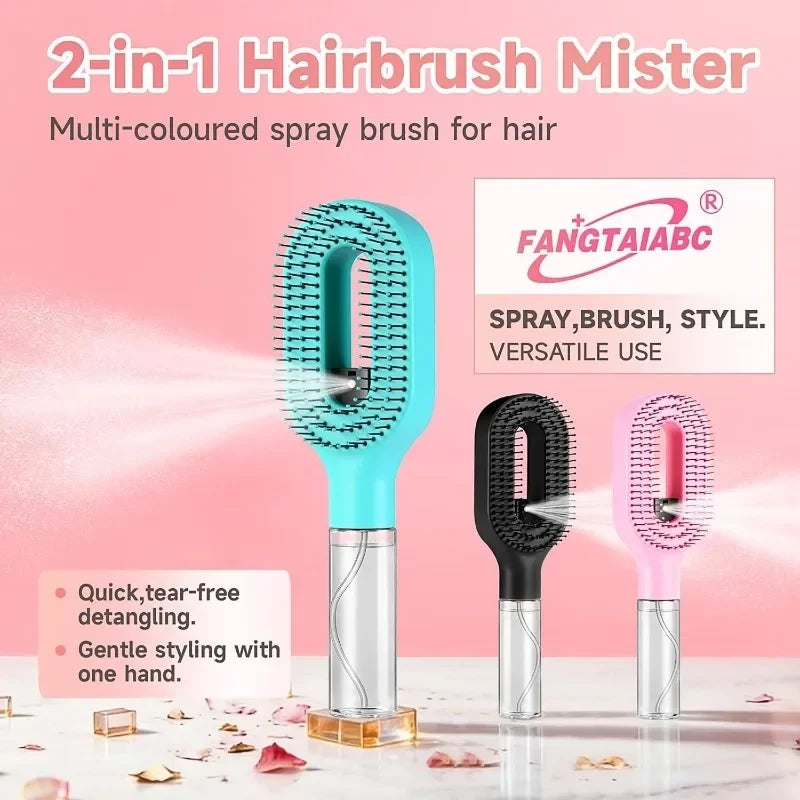 Spray Hairbrush Comb