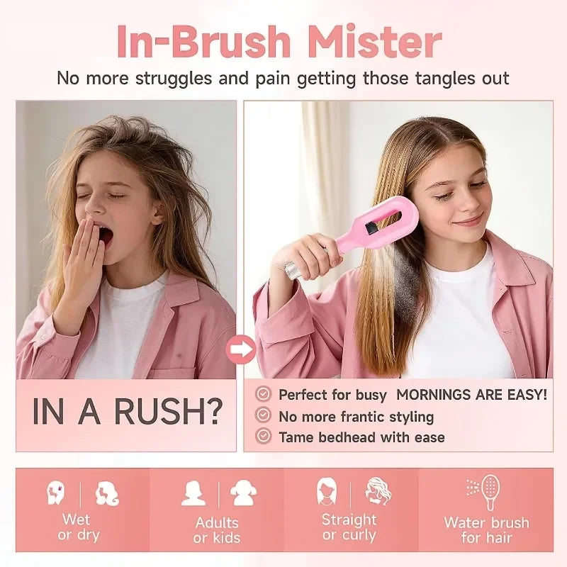 Spray Hairbrush Comb