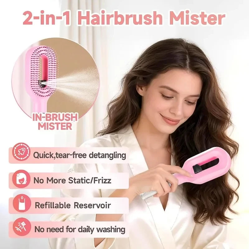 Spray Hairbrush Comb